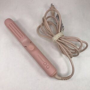 L’ange Le Duo 360 Airflow Titanium Hair Styler Straightener Curler Pink A133
